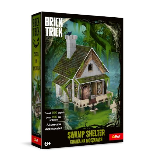 Trefl - Brick Trick: Mosquirhütte/Wamp Shelter - Bauen Sie aus Ziegel, EKO Ziegel, 190 Ziegel, Wiederverwendbar, Kreativ-Set für Kinder ab 6 Jahren Trefl - Brick Trick: Mosquirhütte/Wamp Shelter - Bauen Sie aus Ziegel, EKO Ziegel, 190 Ziegel, Wiederverwendbar, Kreativ-Set für Kinder ab 6 Jahren von Brick Trick