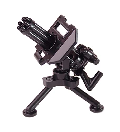 BrickArms Minifig.Cat Minigun, MG mit Dreibein, Militär, Waffe für Lego® Figuren von BrickArms
