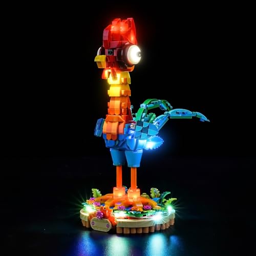 BrickBling Led Licht Set Kompatibel mit Lego 43272 Heihei (Kein Modell), Dekorationsbeleuchtungsset Compatible with Lego Heihei 43272 Kreative Spielzeug von BrickBling