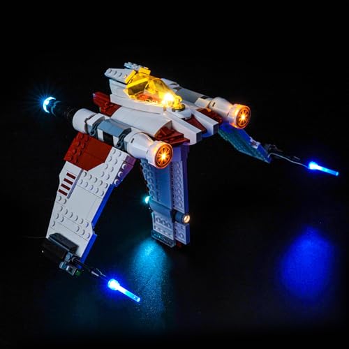 BrickBling Led Licht Set Kompatibel mit Lego 75432 V-19 Torrent Starfighter (Kein Modell), Dekorationsbeleuchtungsset Compatible with Lego V-19 Torrent Starfighter Kreative Spielzeug von BrickBling