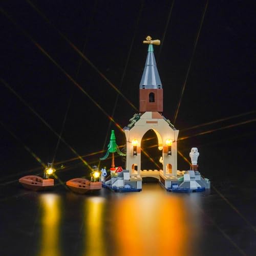 BrickBling Led Licht Set für Lego 76426 Hogwarts Castle Boathouse (Kein Lego), Dekorationsbeleuchtungsset für Lego Bootshaus von Schloss Hogwarts Kreative Spielzeug von BrickBling