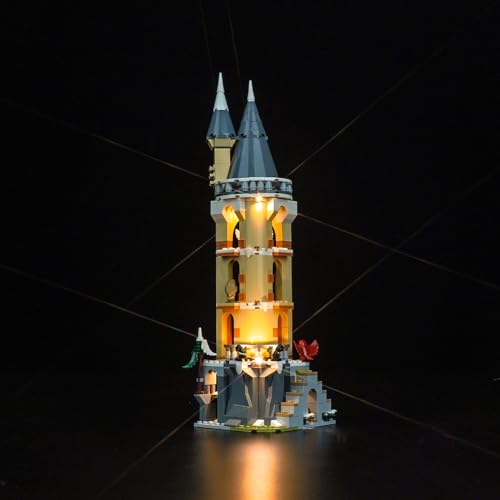 BrickBling Led Licht Set für Lego 76430 Hogwarts Castle Owlery (Kein Lego), Dekorationsbeleuchtungsset für Lego Eulerei auf Schloss Hogwarts Kreative Spielzeug von BrickBling