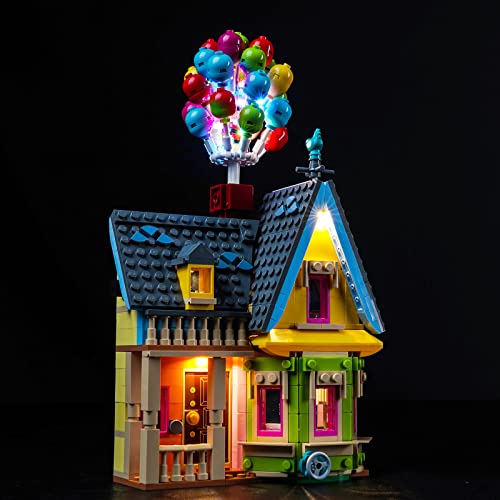 BrickBling Licht-Kit für Lego Disney and Pixar Carls Haus 43217 (Kein Lego-Modell), Led Beleuchtungs Set Kompatibel mit Lego Disney and Pixar ‘Up’ House，Kreatives Geschenk - Update Version von BrickBling