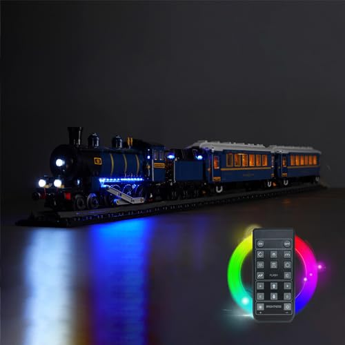 Fernbedienung Led Licht Set für Lego The Orient Express Train (Nicht Lego), Dekorationsbeleuchtungsset für Lego 21344 The Orient Express Train Kreative Spielzeug von BrickBling