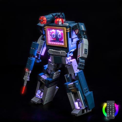 Fernbedienung Licht-Kit Kompatibel mit Lego 10358 Soundwave (Kein Modell), Led Beleuchtungs Set Compatible with Lego Soundwave 10358 Kreative Spielzeug von BrickBling