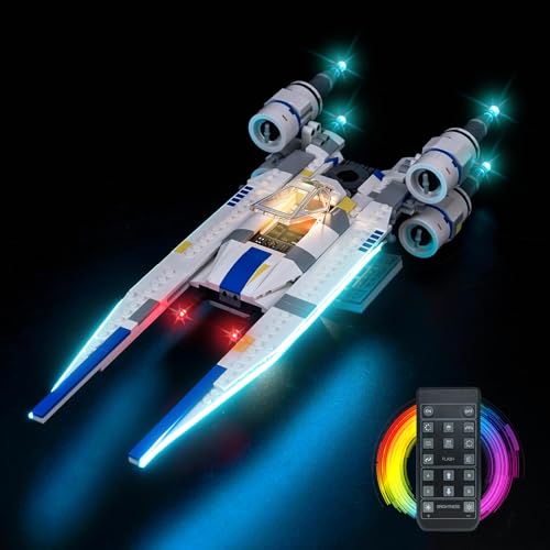 Fernbedienung Licht-Kit Kompatibel mit Lego 75399 Rebel U-Wing Starfighter (Kein Modell), Led Beleuchtungs Set Compatible with Lego Rebel U-Wing Starfighter Kreative Spielzeug von BrickBling