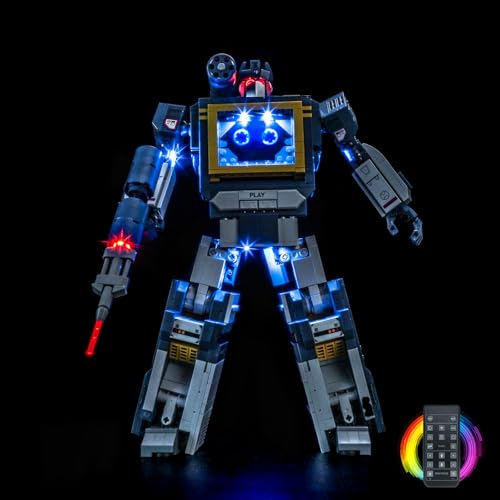 Fernbedienung Licht-Kit Kompatibel mit Lego T'ransformers: Soundwave 10358 (Kein Modell), Led Beleuchtungs Set Compatible with Lego 10358 T'ransformers: Soundwave Kreative Spielzeug von BrickBling