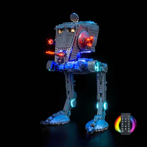 Fernbedienung Licht-Kit Kompatibel mit Lego at-ST Walker 75417 (Kein Modell), Led Beleuchtungs Set Compatible with Lego 75417 at-ST Walker Kreative Spielzeug von BrickBling