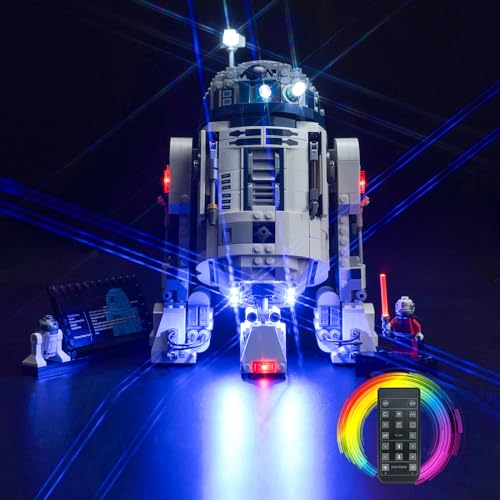 Fernbedienung Licht-Kit für Lego 75379 R2-D2 (Nicht Lego), Led Beleuchtungs Set für Lego R2-D2 Kreative Spielzeug von BrickBling