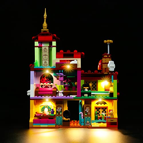BrickBling LED-Beleuchtung Kompatibel mit Lego 43202 Disney Das Haus der Madrigals Spielzeug (Kein Modell), DIY-Beleuchtungsset Compatible with Lego Encanto The Madrigal House Sammlerbausatz von BrickBling