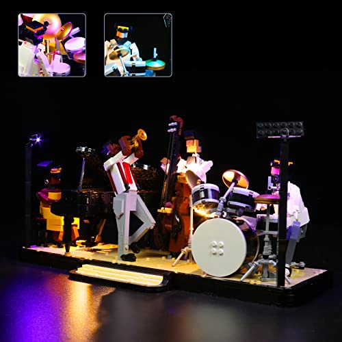 LED-Beleuchtungsset Kompatibel mit Lego Jazz Quartet 21334 Bausatz (Nur DIY Light Kit, Baustein Nicht enthalten), Dekorations Beleuchtungsset für 21334 Kreatives Spielzeuglicht von BrickBling