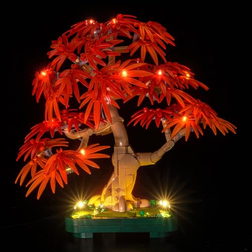 Led Licht Set Kompatibel mit Lego 10348 Japanese Red Maple Bonsai Tree (Kein Modell), Dekorationsbeleuchtungsset Compatible with Lego Japanese Red Maple Bonsai Tree Kreative Spielzeug von BrickBling