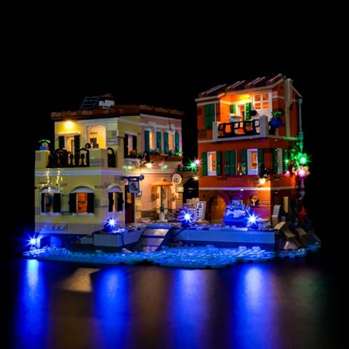 Led Licht Set Kompatibel mit Lego 21359 Italian Riviera (Kein Modell), Dekorationsbeleuchtungsset Compatible with Lego Italian Riviera Kreative Spielzeug von BrickBling