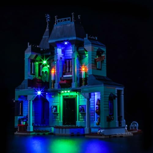 Led Licht Set Kompatibel mit Lego 31167 Haunted Mansion (Kein Modell), Dekorationsbeleuchtungsset Compatible with Lego Haunted Mansion Kreative Spielzeug von BrickBling