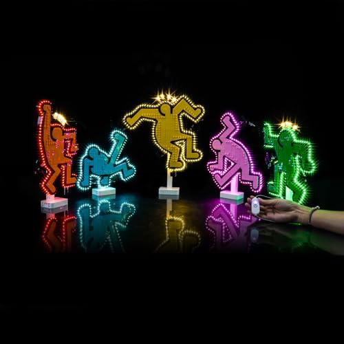 Led Licht Set Kompatibel mit Lego 31216 Keith Haring – Dancing Figures (Kein Modell), Touch Dimmer Schalter Dekorationsbeleuchtungsset Compatible with Lego Keith Haring – Dancing Figures von BrickBling