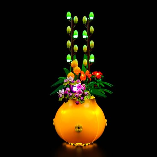 Led Licht Set Kompatibel mit Lego 40588 Flower Pot (Kein Modell), Dekorationsbeleuchtungsset Compatible with Lego Flower Pot Kreative Spielzeug von BrickBling