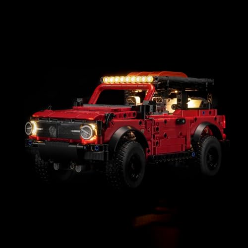 Led Licht Set Kompatibel mit Lego 42213 Ford Bronco SUV (Kein Modell), Dekorationsbeleuchtungsset Compatible with Lego Ford Bronco SUV Kreative Spielzeug von BrickBling