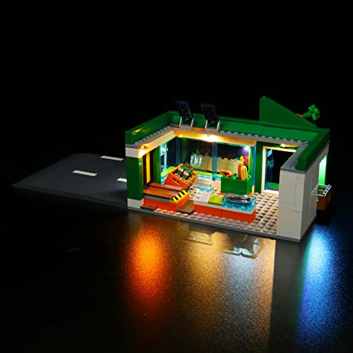 BrickBling Led Licht Set Kompatibel mit Lego 60347 City Supermarkt Spielzeug-Shop (Nur Beleuchtungsset, Baustein Nicht enthalten, Dekorations Beleuchtungs Set Kreatives Spielzeuglicht Licht-Kit von BrickBling