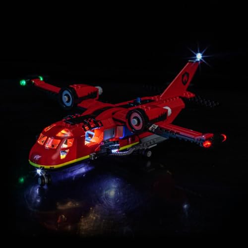Led Licht Set Kompatibel mit Lego 60413 Fire Rescue Plane (Kein Modell), Dekorationsbeleuchtungsset Compatible with Lego Fire Rescue Plane Kreative Spielzeug von BrickBling