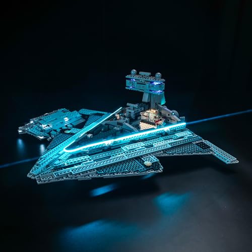 Led Licht Set Kompatibel mit Lego 75394 Imperial Star Destroyer (Kein Modell), Dekorationsbeleuchtungsset Compatible with Lego Imperial Star Destroyer Kreative Spielzeug von BrickBling