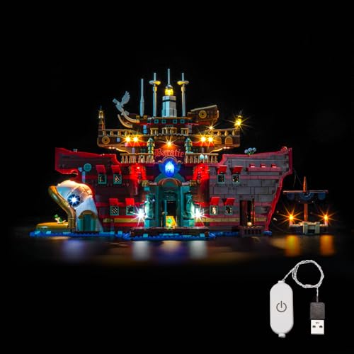 Led Licht Set Kompatibel mit Lego 75640 The Baratie Floating Restaurant (Kein Modell), Touch Dimmer Schalter Dekorationsbeleuchtungsset Compatible with Lego The Baratie Floating Restaurant von BrickBling