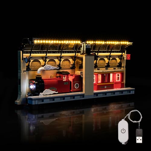 Led Licht Set Kompatibel mit Lego 76450 Book Nook: H ogwarts Express (Kein Modell), Dekorationsbeleuchtungsset Compatible with Lego Book Nook: H'ogwarts Express Kreative Spielzeug von BrickBling