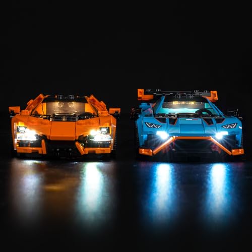 Led Licht Set Kompatibel mit Lego 77238 Lamborghini Revuelto & Huracán STO (Kein Modell), Dekorationsbeleuchtungsset Compatible with Lego Lamborghini Revuelto & Huracán STO Kreative Spielzeug von BrickBling