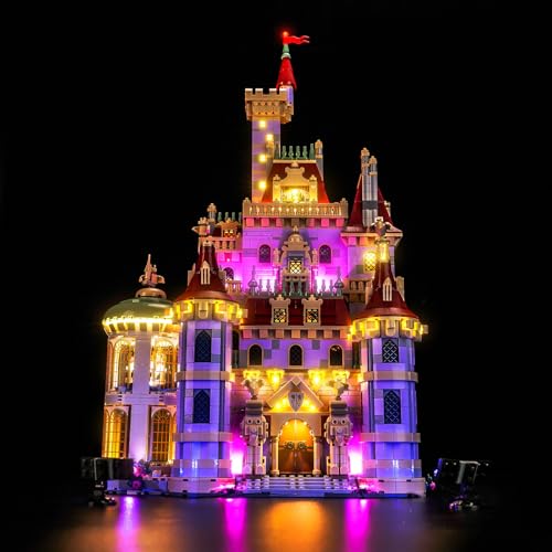 Led Licht Set Kompatibel mit Lego Beauty and The Beast Castle 43263 (Kein Modell), Dekorationsbeleuchtungsset Compatible with Lego Beauty and The Beast Castle Kreative Spielzeug von BrickBling