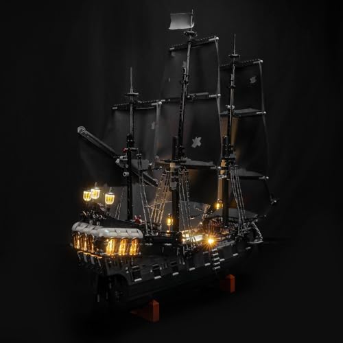 Led Licht Set Kompatibel mit Lego Captain Jack Sparrow's Pirate Ship 10365 (Kein Modell), Dekorationsbeleuchtungsset Compatible with Lego Captain Jack Sparrow's Pirate Ship Kreative Spielzeug von BrickBling
