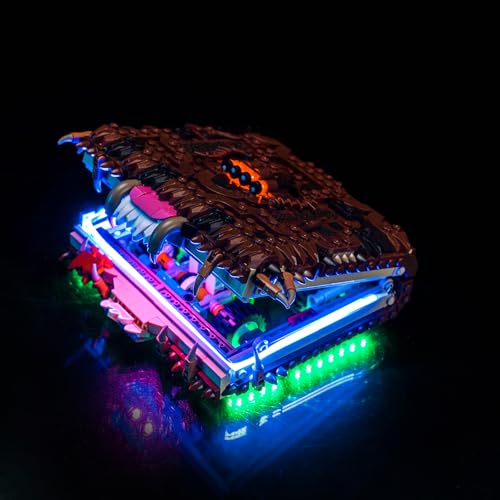 Led Licht Set Kompatibel mit Lego Chomping Monster Book of Monsters 76449 (Kein Modell), Dekorationsbeleuchtungsset Compatible with Lego Chomping Monster Book of Monsters Kreative Spielzeug von BrickBling
