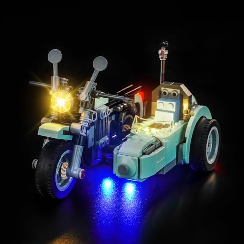 Led Licht Set Kompatibel mit Lego Hagrid & Harry's Motorcycle Ride 76443 (Kein Modell), Dekorationsbeleuchtungsset Compatible with Lego Hagrid & Harry's Motorcycle Ride Kreative Spielzeug von BrickBling