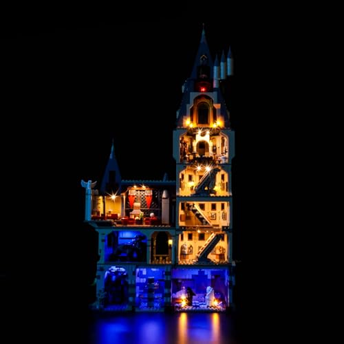 Led Licht Set Kompatibel mit Lego Hogwarts Castle: The Main Tower 76454 (Kein Modell), Dekorationsbeleuchtungsset Compatible with Lego 76454 Hogwarts Castle: The Main Tower Kreative Spielzeug von BrickBling