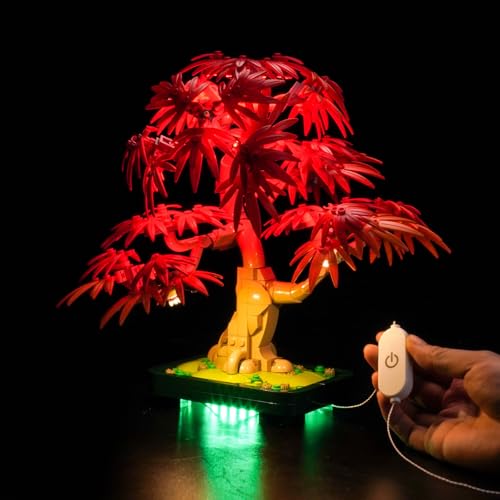 Led Licht Set Kompatibel mit Lego Japanese Red Maple Bonsai Tree 10348 (Kein Modell), Touch Dimmer Schalter Dekorationsbeleuchtungsset Compatible with Lego Japanese Red Maple Bonsai Tree von BrickBling