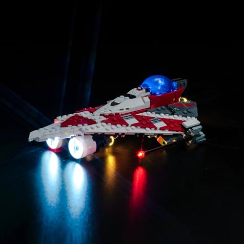 Led Licht Set für Lego Jedi Bob's Starfighter 75388 (Kein Lego), Dekorationsbeleuchtungsset für Lego 75388 Jedi Bobs Sternjäger Kreative Spielzeug von BrickBling