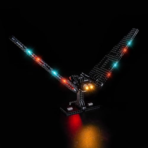 Led Licht Set Kompatibel mit Lego Kylo Ren's Command Shuttle 75406 (Kein Modell), Dekorationsbeleuchtungsset Compatible with Lego Kylo Ren's Command Shuttle Kreative Spielzeug von BrickBling