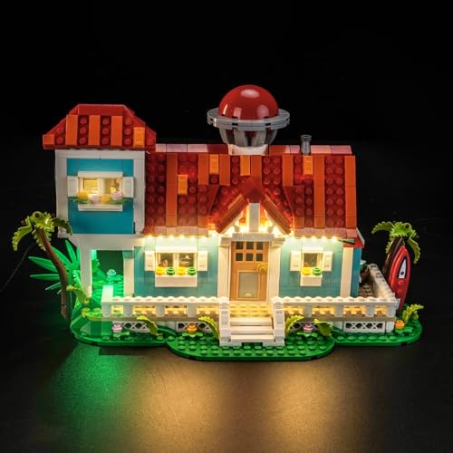 Led Licht Set Kompatibel mit Lego Lilo and Stitch Beach House 43268 (Kein Modell), Dekorationsbeleuchtungsset Compatible with Lego Lilo and Stitch Beach House Kreative Spielzeug von BrickBling