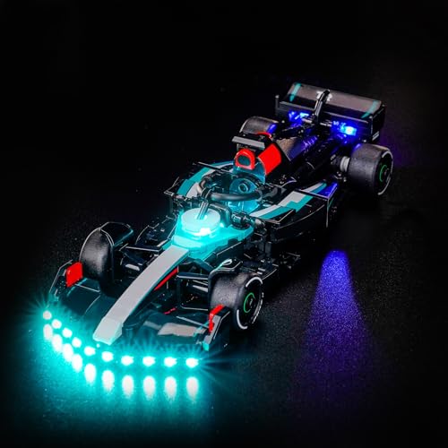Led Licht Set Kompatibel mit Lego Mercedes-AMG F1 W15 Race Car 77244 (Kein Modell), Dekorationsbeleuchtungsset Compatible with Lego Mercedes-AMG F1 W15 Race Car Kreative Spielzeug von BrickBling