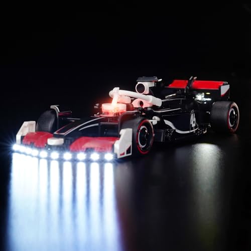 Led Licht Set Kompatibel mit Lego MoneyGram Haas F1 Team VF-24 Race Car 77250 (Kein Modell), Dekorationsbeleuchtungsset Compatible with Lego MoneyGram Haas F1 Team VF-24 Race Car Kreative Spielzeug von BrickBling