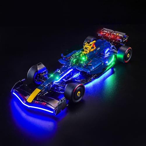 Led Licht Set Kompatibel mit Lego Oracle Red Bull Racing RB20 F1 Car 42206 (Kein Modell), Dekorationsbeleuchtungsset Compatible with Lego Oracle Red Bull Racing RB20 F1 Car Kreative Spielzeug von BrickBling