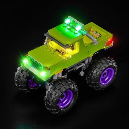 Led Licht Set Kompatibel mit Lego The Hulk Truck vs. Thanos 76312 (Kein Modell), Dekorationsbeleuchtungsset Compatible with Lego The Hulk Truck vs. Thanos Kreative Spielzeug von BrickBling