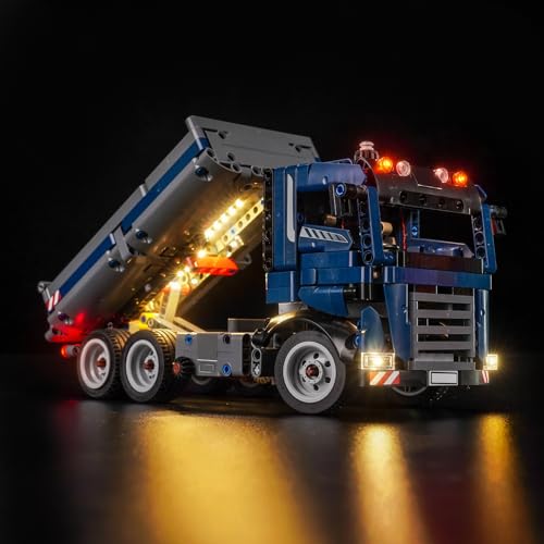 Led Licht Set Kompatibel mit Lego Tipping Dump Truck 42203 (Kein Modell), Dekorationsbeleuchtungsset Compatible with Lego Tipping Dump Truck Kreative Spielzeug von BrickBling