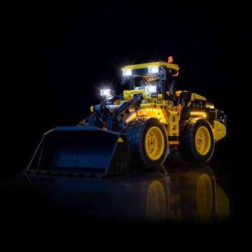 Led Licht Set Kompatibel mit Lego Volvo L120 Electric Wheel Loader 42209 (Kein Modell), Dekorationsbeleuchtungsset Compatible with Lego 42209 Volvo L120 Electric Wheel Loader Kreative Spielzeug von BrickBling