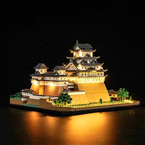 Led Licht Set für Lego 21060 Architecture Burg Himeji (Kein Lego), Dekorationsbeleuchtungsset für Lego Himeji Castle Kreative Spielzeug - Standard Version von BrickBling