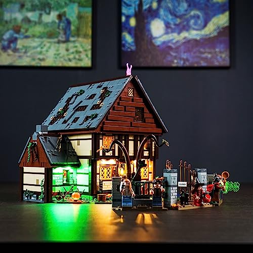 Led Licht Set für Lego 21341 Disney Hocus Pocus: The Sanderson Sisters' Cottage (Kein Lego), Dekorationsbeleuchtungsset für Lego The Sanderson Sisters' Cottage - Standard Version von BrickBling