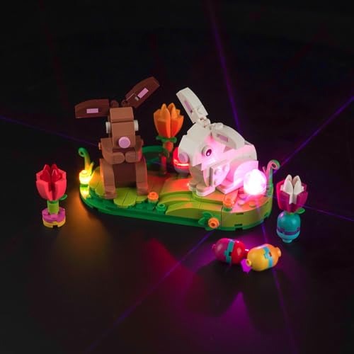 Led Licht Set für Lego 40523 Easter Rabbits Display (Kein Lego), Dekorationsbeleuchtungsset für Lego Easter Rabbits Display von BrickBling