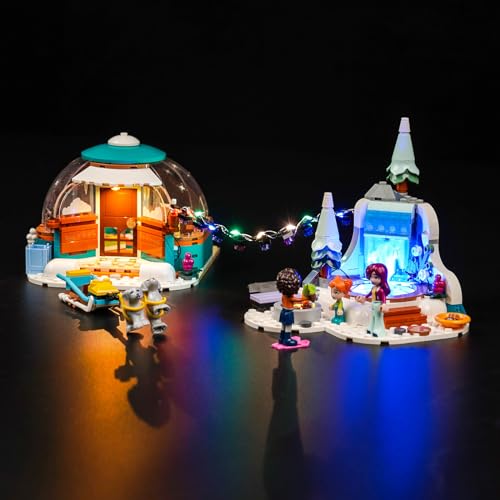 Led Licht Set für Lego 41760 Igloo Holiday Adventure (Kein Lego), Dekorationsbeleuchtungsset für Lego Friends Igloo Holiday Adventure Kreative Spielzeug von BrickBling