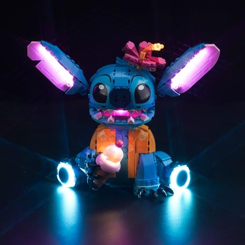 Led Licht Set für Lego 43249 Stitch (Kein Lego), Dekorationsbeleuchtungsset für Lego Disney Stitch Kreative Spielzeug von BrickBling