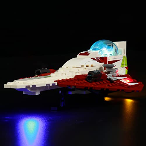 Led Licht Set für Lego 75333 Obi-Wan Kenobi’s Jedi Starfighter (Kein Lego), Dekorationsbeleuchtungsset für LegoObi-Wan Kenobi’s Jedi Starfighter Kreative Spielzeug von BrickBling