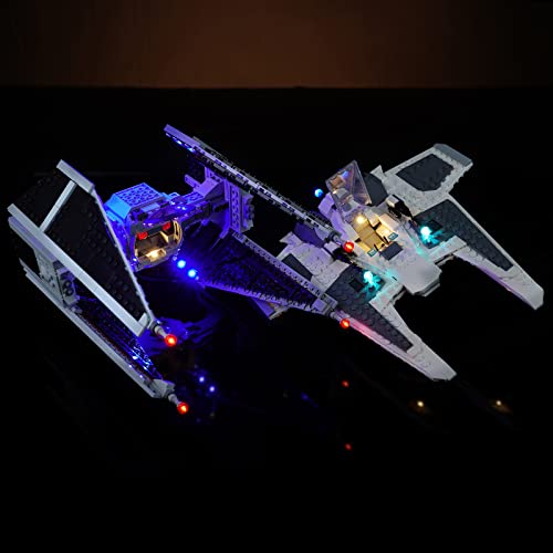 Led Licht Set für Lego 75348 S'tar Wars Mandalorianischer Fang Fighter vs. TIE Interceptor (Kein Lego-Modell), Dekorationsbeleuchtungsset für Lego Mandalorian Fang Fighter vs. TIE Interceptor von BrickBling