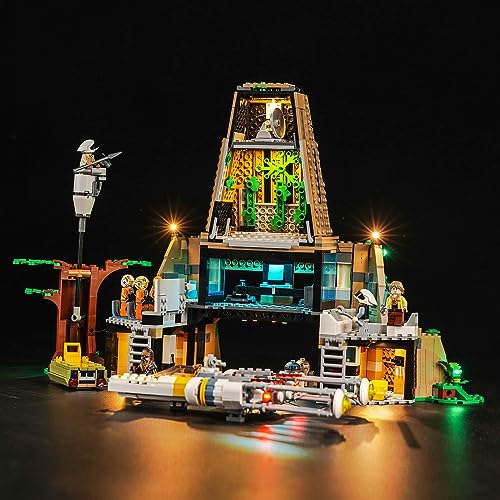 Led Licht Set Kompatibel mit Lego 75365 S Tar Wars Yavin 4 Rebel Base (Kein Modell), Dekorationsbeleuchtungsset für Eine Neue Hoffnung Rebellenbasis auf Yavin Kreative Spielzeug - Standard Version von BrickBling